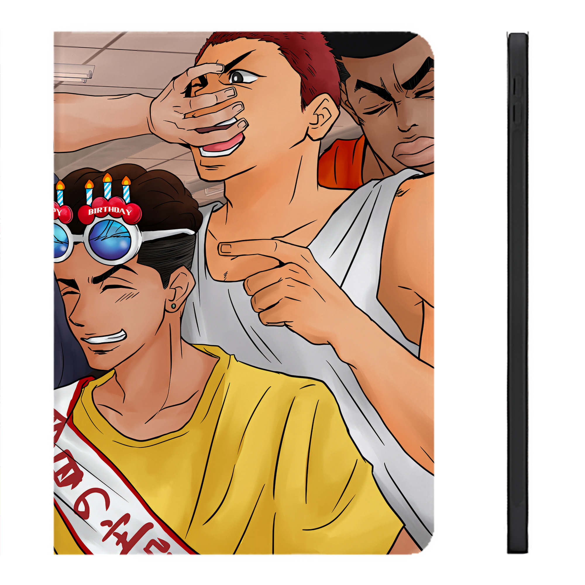 （画像用） SLAM DUNK／スラムダンク IPadケース ペンホルダー付き ブックスタイルデザイン